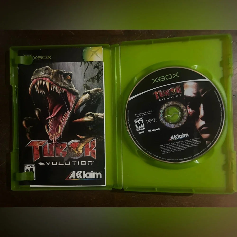 Pre-Owned CIB Turok Evolution FPS Retro Video Game by Acclaim for the OG Xbox